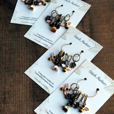 Knitting Row Counter Stitch Markers with Numbers for Knitters, Connecting  Progress Keepers