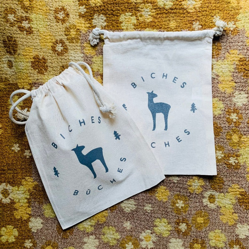 Biches & Bûches - The little deer knitting pouch