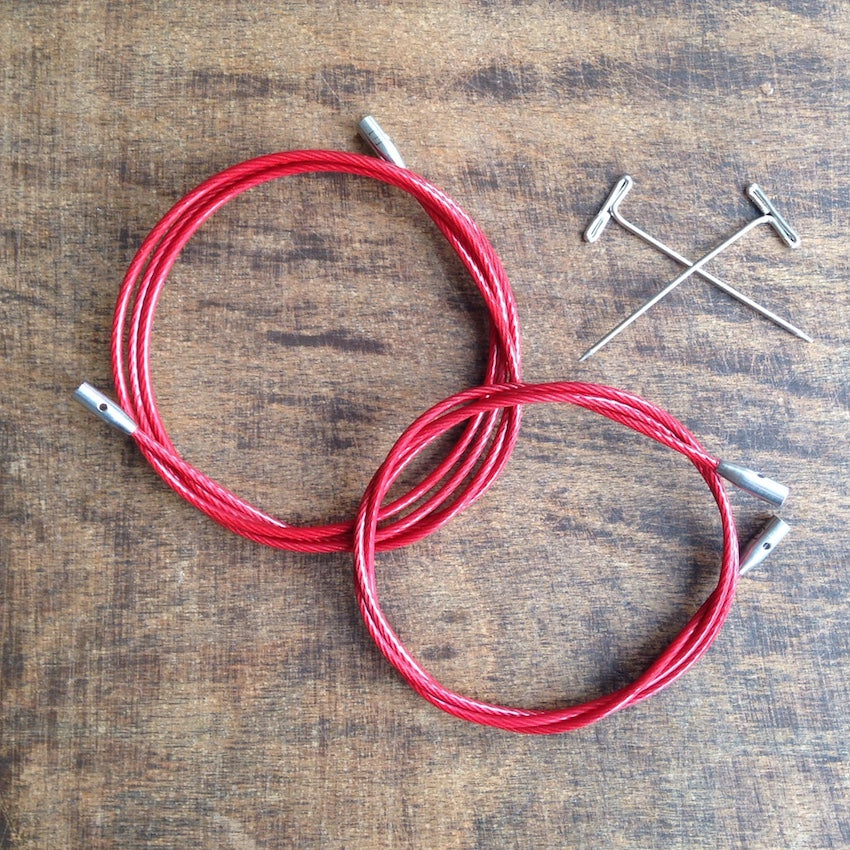 ChiaoGoo TWIST Red Cables (Large)