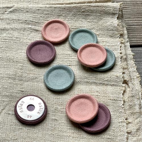Cloth Covered Button — Loop Knitting