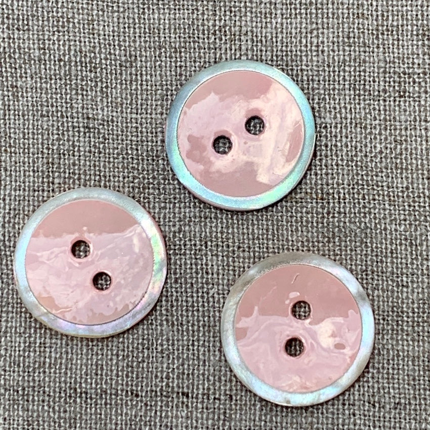 Colour Coated Natural Shell Buttons