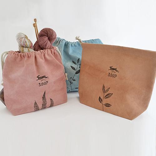 Kaliko Handmade Drawstring Bag — Loop Knitting