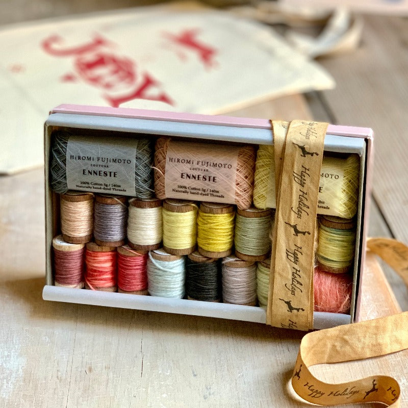 ENNESTE Naturally Dyed Embroidery Threads Box