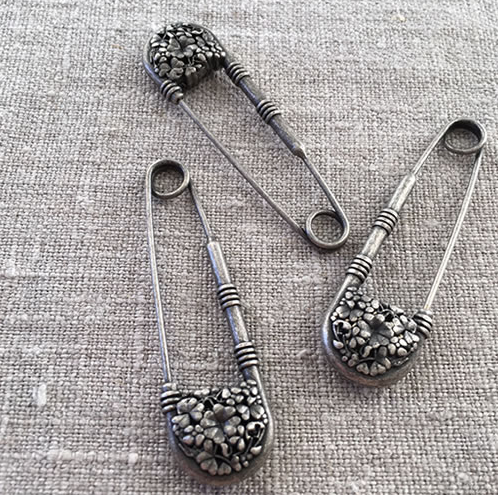 Flower Cluster Shawl Pin