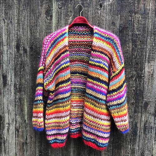 Gepard Gefion Multistriped Cardigan - Main Image