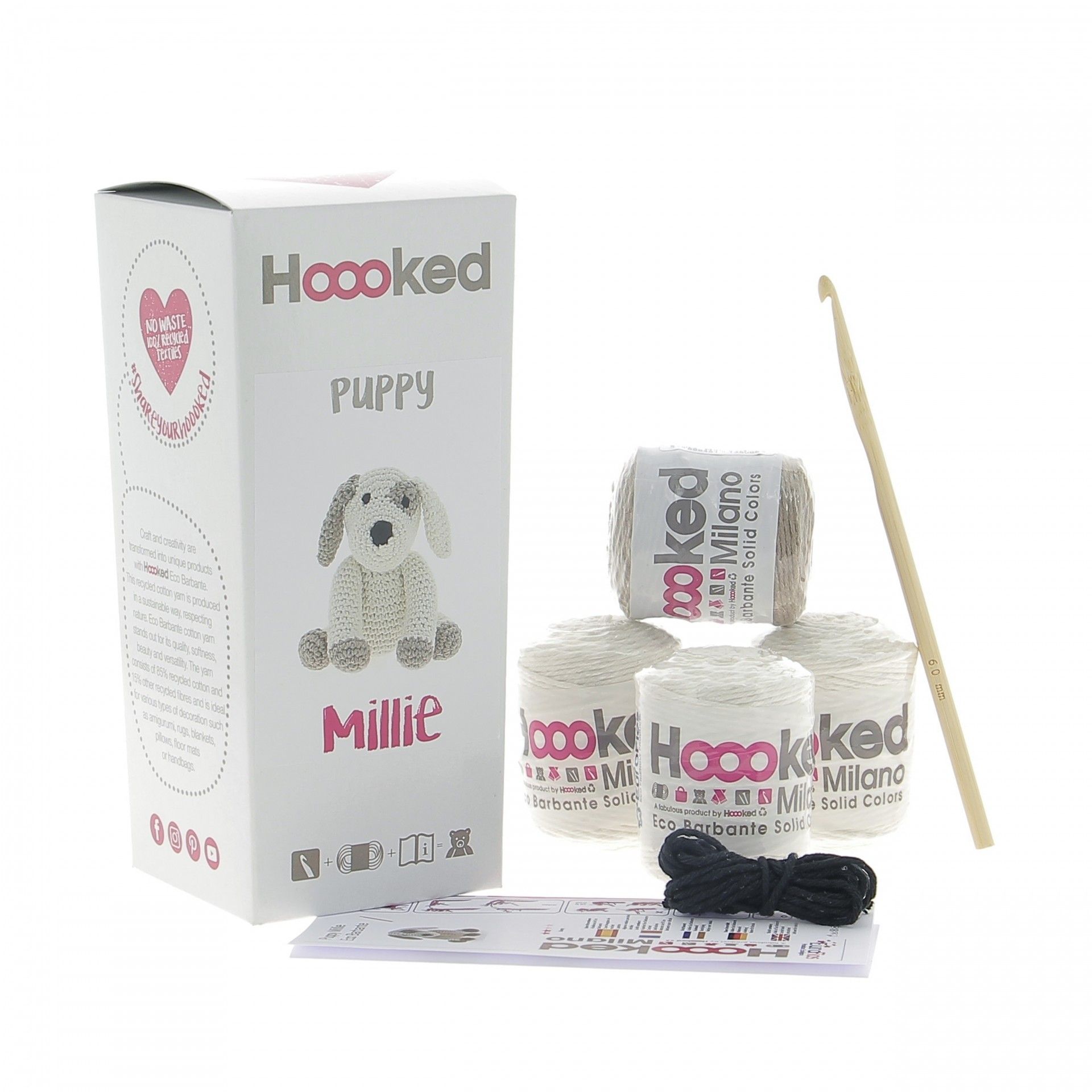 Hoooked Millie Puppy Crochet Kit