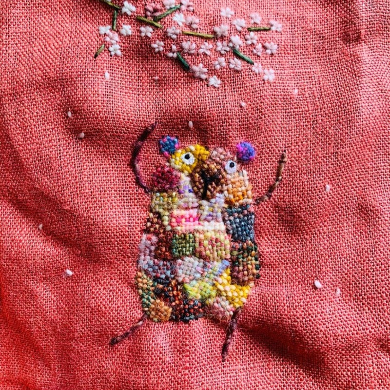 Tomomi Mimura Mosaic Embroidery workshop