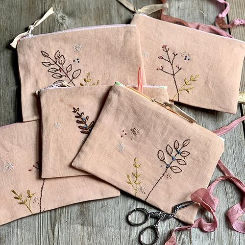 in bottega Naturally dyed + Stitched Haberdashery Pouch