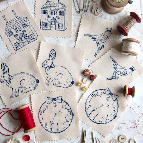 Jessie Chorley - Eight Embroidery Template Pack