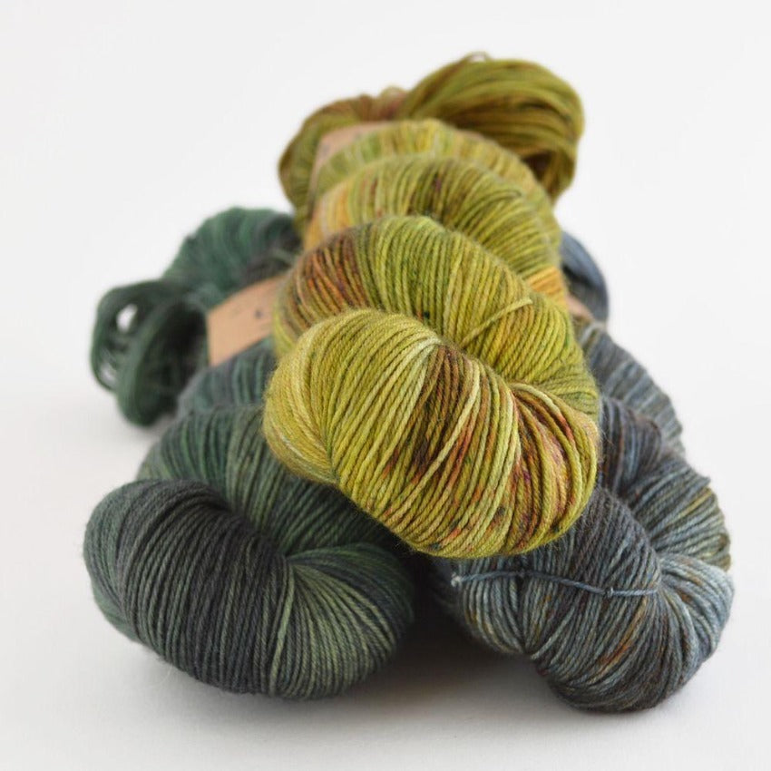Fine Sock - Reimse Ooak - Life in the Long Grass, Handdyed Yarn, Magazine, Non Superwash Yarns, Ethical Yarns, Irish Yarn, Superwash Handdyed Yarn