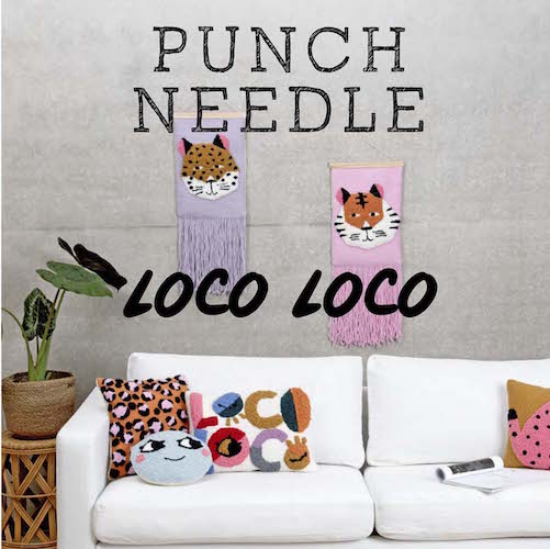 Loco Loco Punch Needle Book- Rico Design SALE