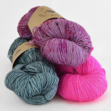 Disciplin Vent et øjeblik Rosefarve Madelinetosh — Loop Knitting