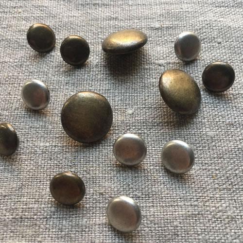 Round Metal button — Loop Knitting