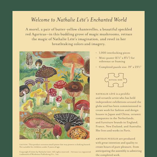 Nathalie Lété Puzzle - Mushroom Jigsaw