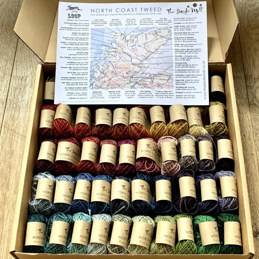 Border Mill 50 colour North Coast Tweed Box Set — Loop Knitting