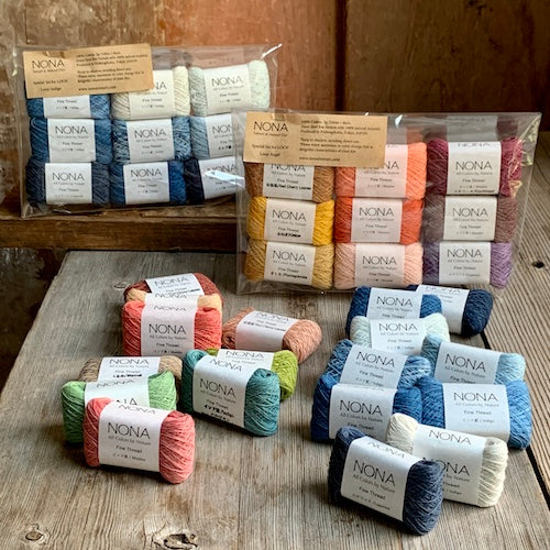 NONA Naturally Dyed Fine Cotton Thread Sets (bundles)