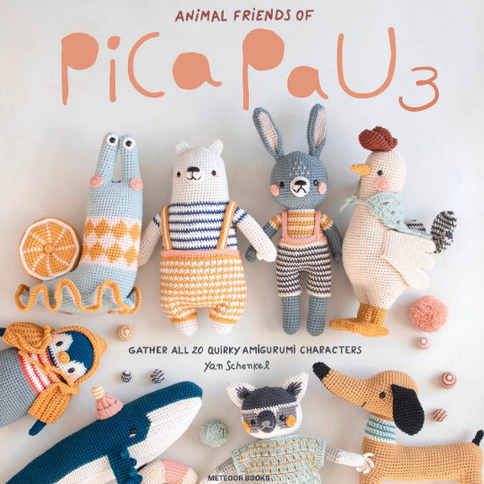 Animal Friends of Pica Pau. Amigurumi PDF Book 