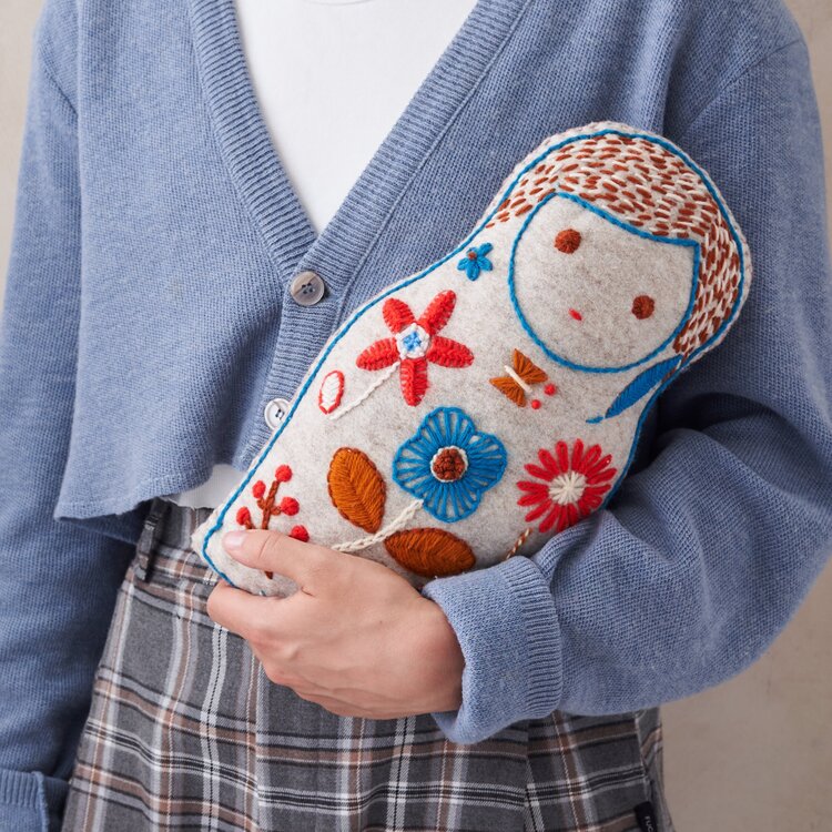 Stitch School -  Doll Embroidery Kit