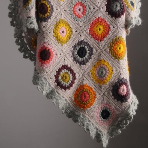 Sunburst Crochet Granny Blanket Kit
