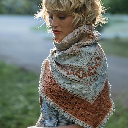 Drea Renee Knits - The Golden Hour Shawl
