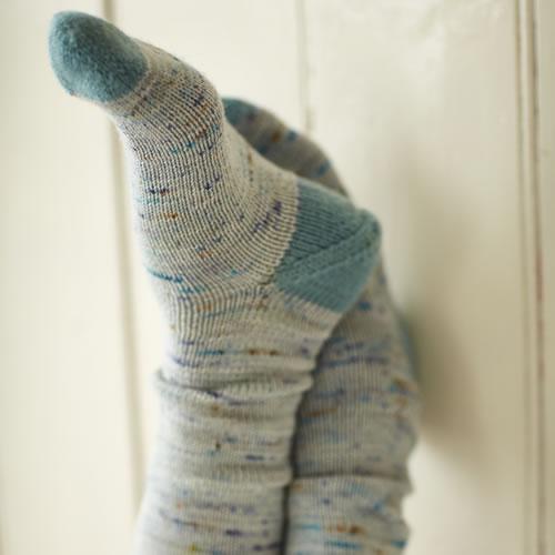 Toe Up Afterthought Heel Socks - Free Pattern
