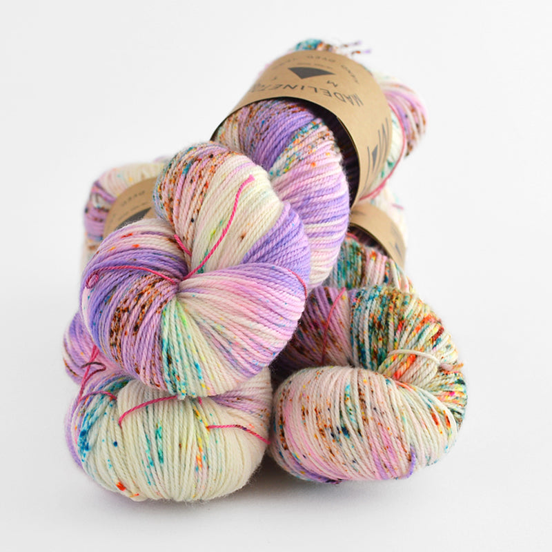 Hand Dyed Yarn, Void, Callisto Sock - 4 ply - 75/25 Merino Nylon  Fingering Weight