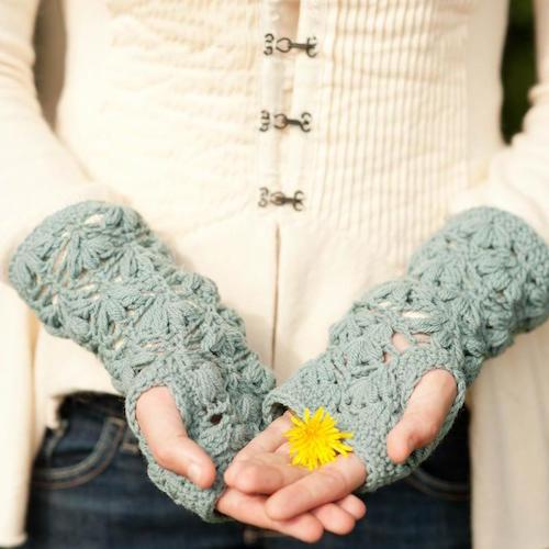 Quince & Co Water Lily Mitts - PDF
