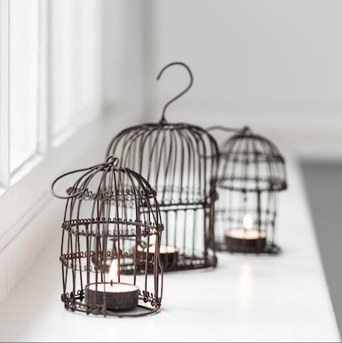 Wire Birdcage Tealight Holder (mini)