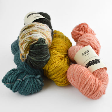 Loops & Threads Chunky Laine Epaisse Grueso Heather Gray Knit Crochet Yarn  5.2 O