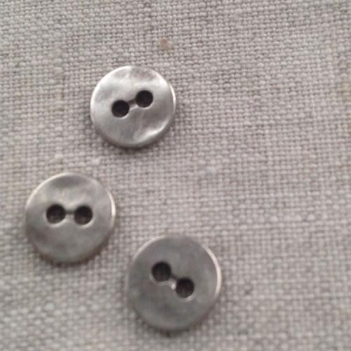 Simple Metal 7mm Button