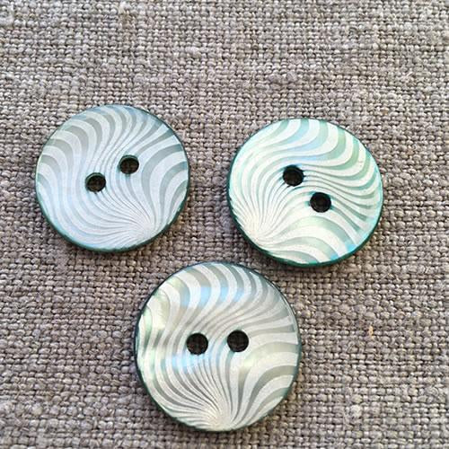Shell Swirl Buttons