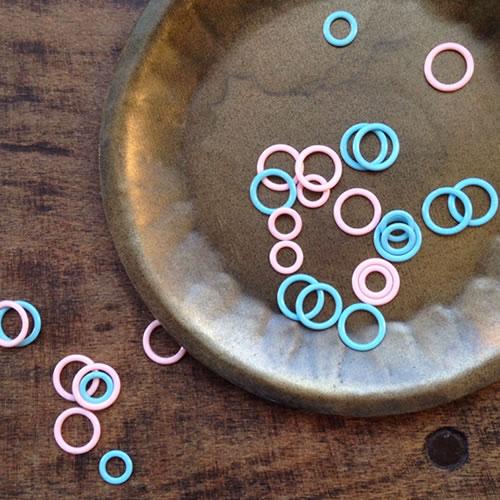 Clover Stitch Marker Rings