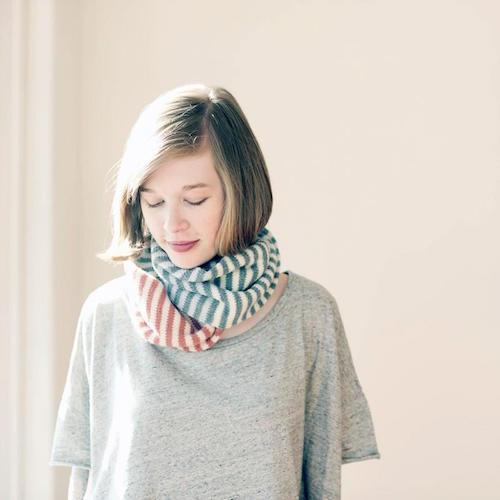 Quince & Co Rayures Cowl - PDF